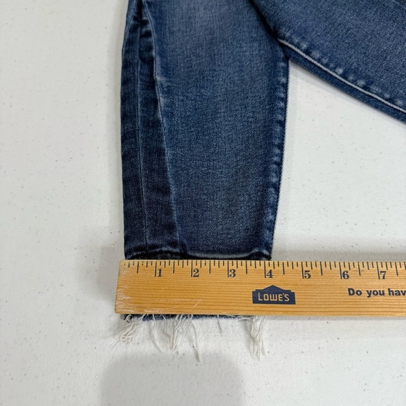 KanCan Distressed Skinny Jeans High Rise Raw Hem Light Wash Women’s Size 7/27 - Picture 11 of 16